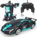 Tcvents ラジコンカー 変形 ロボット 車おもちゃ スタントカー ロボットに変身できる 1/18 電動RCカー LED搭載 360度回転