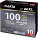 �ERiDATA 1��^��p �Ж�3�w 2-4�{�� �u���[���C�f�B�X�N �z���C�g�v�����^�u�� RiTEK BD-R XL 100GB 10�� BR