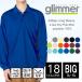  dry рубашка-поло длинный рукав мужской большой размер glimmer Gris ma-335-alp ss-ll 4.4oz карман есть спорт прохладный винт форма движение . бег Event 