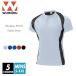 wundou(undou) dry регби рубашка одноцветный p3510 s-xxl 5 цвет . пот скорость . короткий рукав Rugger рубашка американский футбол спорт гандбол тренировка надеты движение 