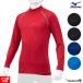  Junior зимний бейсбол одежда Mizuno нижняя рубашка MIZUNO обратная сторона ворсистый бейсбол с высоким воротником длинный рукав ребенок осень-зима теплый внутренний baseball men's 12JA2P54 130 140 150 160