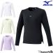 [ женский ] soft теннис бадминтон одежда Mizuno MIZUNO стрейч soft dry футболка ( длинный рукав ) 32MAD304. пот скорость .UV cut бейсбол теннис все спорт 