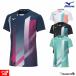  soft теннис бадминтон одежда Mizuno MIZUNO игра рубашка 62JAA003 ракетка спорт унисекс для мужчин и женщин . пот скорость . движение ... футболка форма 