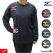[ почтовая доставка соответствует ] Mizuno оригинал ограничение цвет длинный футболка Ran bird Mark правый .& спина Mizuno с логотипом long T мужской для мужчин и женщин длинный рукав одежда MIZUNO