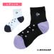  Dunlop теннис * бадминтон одежда [ женский ] носки половина женский TPO-6441W