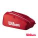 Wilson теннис сумка super Tour красный SUPER TOUR RED 9 шт. входит .WR8036701001
