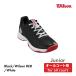 WILSON Rush Pro Junior L RUSH PRO JR L все пальто WRS333010 черный Wilson теннис ребенок обувь 