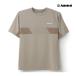 ADMIRAL мужской slash передний линия TEE ATMA517-029 2025FW бежевый . вода скорость .UV Admiral 