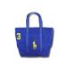 �|���E�����t���[���� Polo Ralph Lauren Tote Bag �W�b�v �g�[�g�o�b�O �r�b�O�|�j�[ BLUE