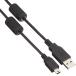 Lumen miniUSB кабель [ 2m ] данные пересылка / зарядка соответствует [ DS3(PS3 контроллер ) рабочее состояние подтверждено ] USB2-520 черный 