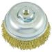 SUN UP коническая щетка сталь линия ( латунь металлизированный ) 75mm CB75P