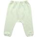  baby -тактный - Lee вязаный стеганый одноцветный брюки внизу 80cm белый S80803 сделано в Японии 
