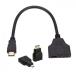 cablecc HDMI-ǥ奢HDMI᥹ Yץåå Ĺץ֥ Micro & Mini HDMIץդ