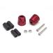  активный (ACTIVE) aluminium наконечники руля револьвер красный φ33-L35 60800109