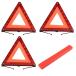 MITUKE triangle stop board [4 sheets ] triangle reflector for automobile folding type urgent stop car urgent correspondence supplies breakdown sign day and night combined use compact exclusive use storage case attaching 
