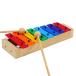 Juspins 8 key compact size. xylophone Glo  ticket shupi-ru wooden mallet percussion instrument musical instruments 