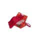 [.....].. three . small articles amulet sack for girl single goods made in Japan amulet decoration . attaching red ... ceremony baby the first put on .. eyes one tsu.100 day 