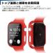 �A�b�v���E�H�b�` �J�o�[ Apple Watch 9 8 7 �P�[�X 41mm 45mm Apple Watch SE 6 5 4 �J�o�[ 40mm 44mm Apple Watch 3 2 38mm 42mm �S�ʕی� �������� �֘A�摜2