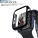 �A�b�v���E�H�b�` �J�o�[ Apple Watch 9 8 7 �P�[�X 41mm 45mm Apple Watch SE 6 5 4 �J�o�[ 40mm 44mm Apple Watch 3 2 38mm 42mm �S�ʕی� �������� �֘A�摜4