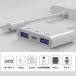 OTG �ϊ��A�_�v�^ 3in1 USB �J���� �ϊ� lightning to USB �[�d�Ή� iPhone iPad OTG�P�[�u�� �[�d���Ȃ��� �o�����f�[�^�]�� �ʐ^ �r�f�I�]�� �A�v���s�v �֘A�摜1
