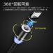 3in1�}�O�l�b�g���[�d�P�[�u��(iPhone+Type-C+microUSB) �}���[�d Lightning�~1��+Type-C�~1��+micro�~1��+�P�[�u���~1�{ �X�}�z �[�d�� 1m �֘A�摜2