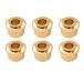 Musiclily Pro Vintage / modern 6mm from 10mm conversion bush guitar peg for, Gold (6 piece set )