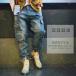  все товар бесплатная доставка ограниченное количество Denim брюки брюки-джоггеры мужской cargo Denim джинсы свободно широкий Denim низ ji- хлеб Jea173 M рейс 