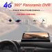 �� DVR Dashcam 4 �O���� 4 �`�����l�� ADAS Android 10 �Z���^�[�R���\�[���~���[ GPS WiFi FHD 1080 Dvr �֘A�摜1