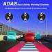 �� DVR Dashcam 4 �O���� 4 �`�����l�� ADAS Android 10 �Z���^�[�R���\�[���~���[ GPS WiFi FHD 1080 Dvr �֘A�摜3