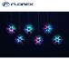  поток Rex KT-3684 новая модель 6 полосный Rainbow snow f Ray k занавески свет illumination Рождество Xmas FLOREX ( оплата при получении не возможно )