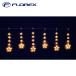  поток Rex KT-3778 6 полосный Gold LED Star занавески свет illumination Рождество Xmas FLOREX ( оплата при получении не возможно )