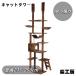  башня для кошки .. обивка полная высота 235-258cm рукоятка mok Brown [ Brown ]