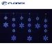  поток Rex KT-3780 6 полосный белый голубой LED snow f Ray k Galland illumination Рождество Xmas FLOREX ( оплата при получении не возможно )