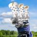 Golf Club крышка головки цилиндров Driver для / Fairway Wood для / служебная программа для / короткая клюшка покрытие одиночный товар продажа череп вышивка искусственная кожа симпатичный модный симпатичный 