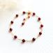 恋の成就 実りの象徴 6Aランク ガーネットのブレスレット 1月誕生石 パワーストーン 天然石 ハンドメイド RALULU.SHU