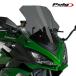 Puig 20471F RACING-SCREEN [DARK SMOKE] Kawasaki Ninja 1000 SX (20-23) Ninja 1000 (10-19) Z1000SX (10-19) v[` XN[ JE