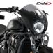 Puig 21108H SEMIFARINGS DARK NIGHT [SMOKE]  Kawasaki VULCAN S (EN650AGF) (15-25) �ס��� ���ߥե������