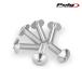 Puig 21764P SCREW KIT ANODIZED FOR SCREENS [SILVER] M6×20mm универсальный Poo-chi aluminium винт комплект 