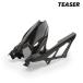 TEASER RFK12G REAR HUGGER [DRY CARBON HG] Kawasaki ZX-4R(23-26) ZX-4RR(23-26) ZX-25R(18-26) �e�B�[�U�[ �J�[�{�� ���A�n�K�[