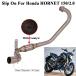  обувь без шнуровки Honda Hornet 2.0 150 Hornet 150 2021 год 2022 год мотоцикл выхлоп s приемная труба глушителя катализатор Escape 51mm muffler 