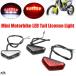 ���s�A���i �~�j �o�C�N LED �e�[�� ���C�g 12V ���A �u���[�L �����v �_�[�g �o�C�N ATV �`���b�p�[ �X�N�[�^�[ �N���[�U�[ ���g �i���o�[ �v���[�g �e�[����