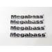  Megabass под карбон стикер Megabass наклейка 4 шт. комплект (252-935