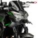 Puig 21134C DOWNFORCE NAKED FRONTAL SPOILERS [CARBON PRINT] Kawasaki Z650 (21-25) Poo-chi передний down сила Naked спойлер 
