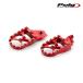 Puig 21195R FOOTPEGS OFF-ROAD [RED] BMW F750GS (18-24) F650GS (00-12) F700GS (12-17) Poo-chi foot колок off-road 