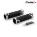 Puig 22272P REVVING GRIPS 123mm [SILVER] универсальный Poo-chi re vi ng рукоятка 