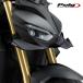 Puig 22383J DOWNFORCE NAKED FRONTAL SPOILERS [MATT BLACK] HONDA CB1000 HORNET(25) Poo-chi передний down сила Naked спойлер 