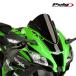 Puig 8912N RACING-SCREEN [BLACK] Kawasaki ZX-10R (16-20) ZX-10RR (17-20) ZX-10R SE (18-20) Poo-chi экран обтекатель 