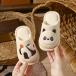  тапочки Kids салон обувь Panda фрукты дизайн .... боа тапочки зимний толстый обратная сторона ворсистый теплый защищающий от холода предотвращение скольжения детский . покупка 