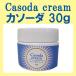 casoda 30g カソーダクリーム 30g 日本製 ひまし油 重曹 肌ケア ナチュラル オーガニック スキンケア ピンポイントケア