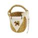  вышивка флаг корзина S Brown шланг × зеленый корзина сумка 